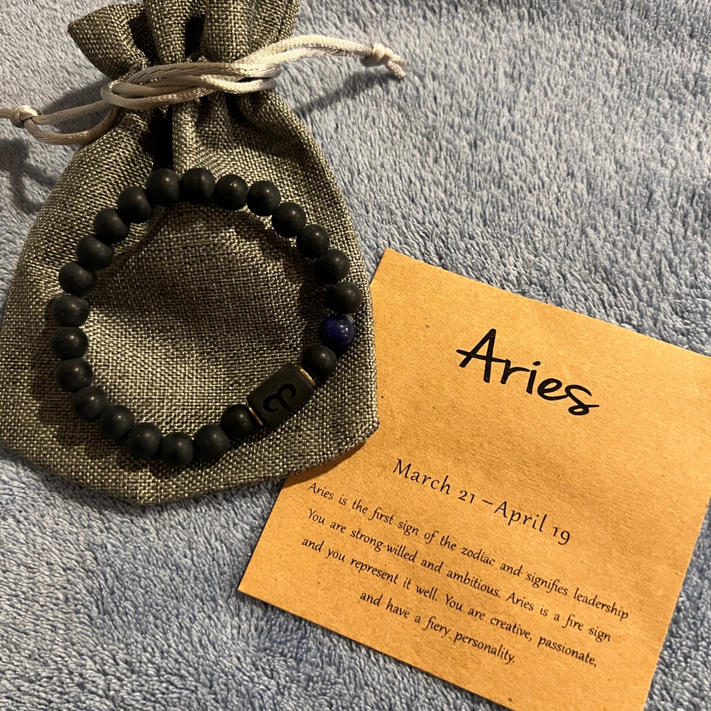 Aries bracelet men or woman 🚨I have all the other zodiac sign